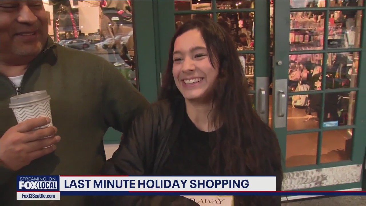 North Bend residents explain their last minute holiday shopping