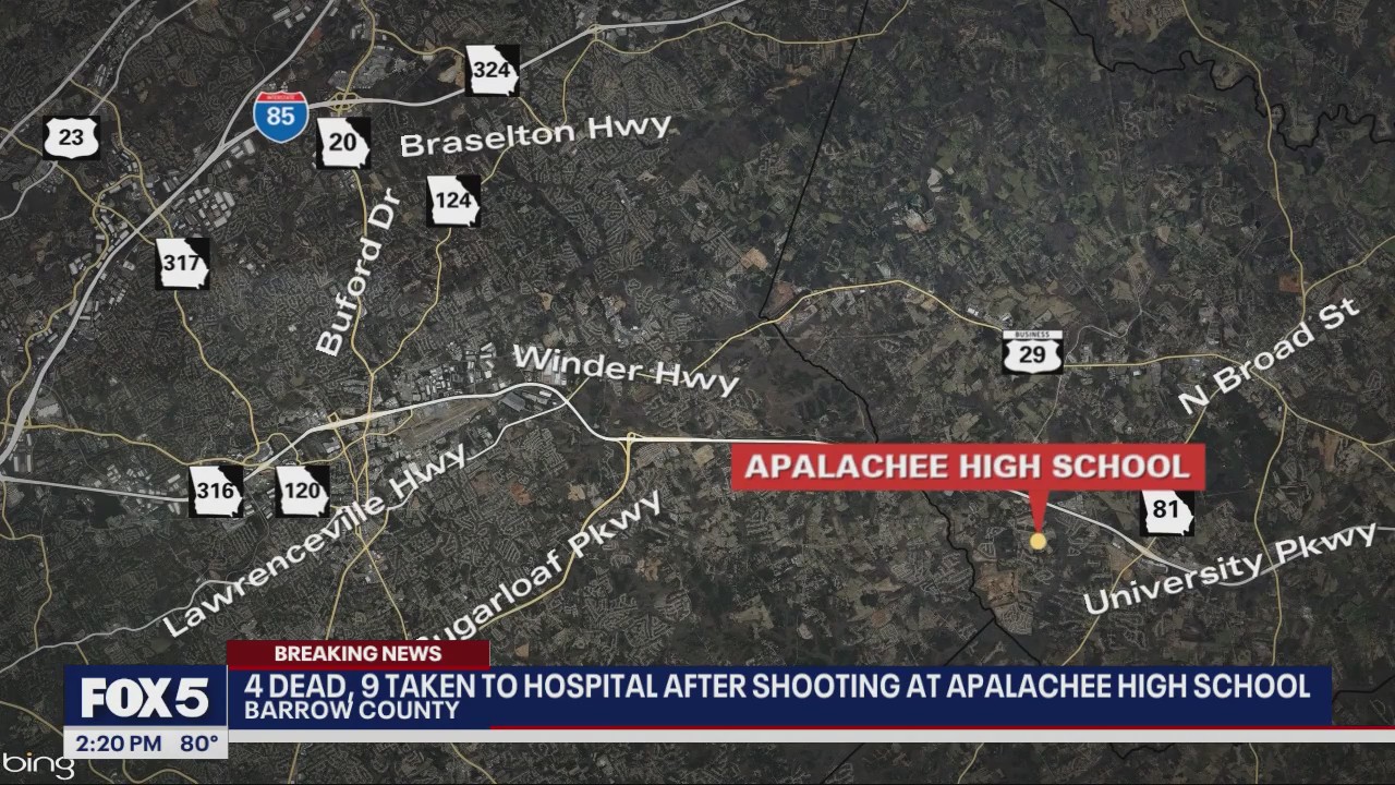 Apalachee High School shooting: GBI confirms 4 dead, 9 injured | FOX 5 ...