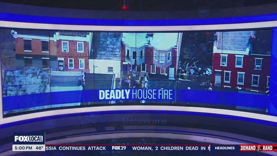 Woman and 2 children killed in North Philly rowhome fire