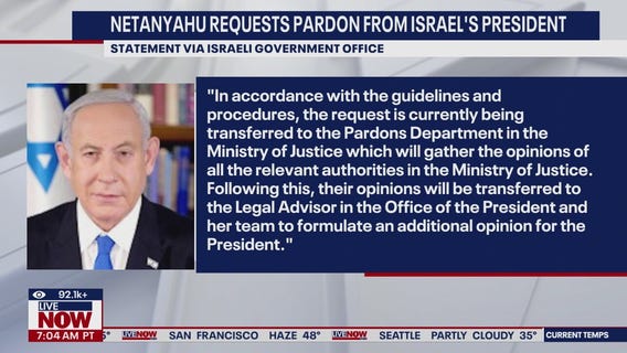 BREAKING: Netanyahu requests pardon