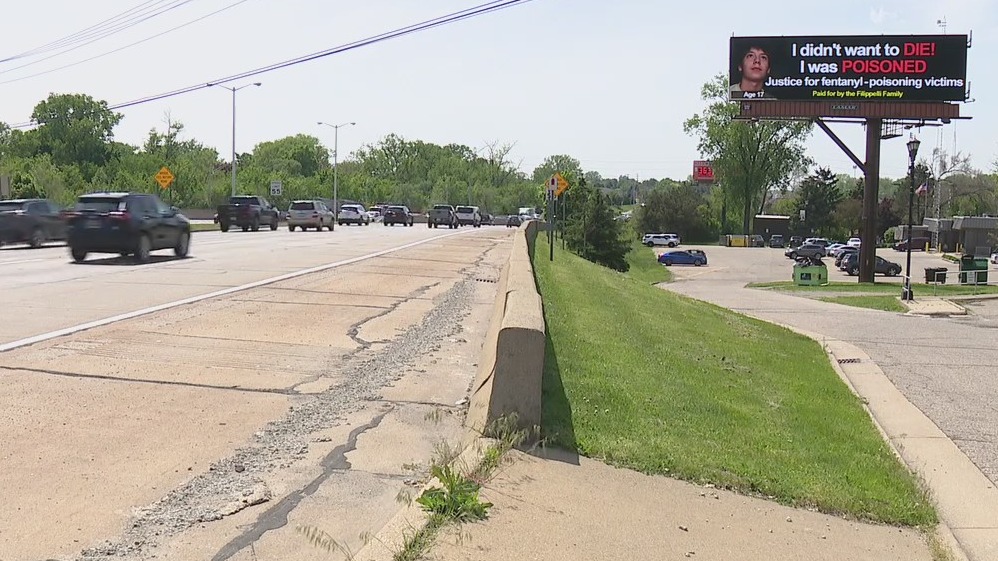 Family who lost son to fentanyl puts up billboard to educate others