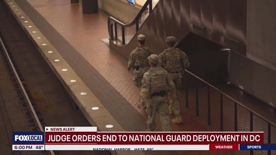 Judge orders end to National Guard deployment in DC