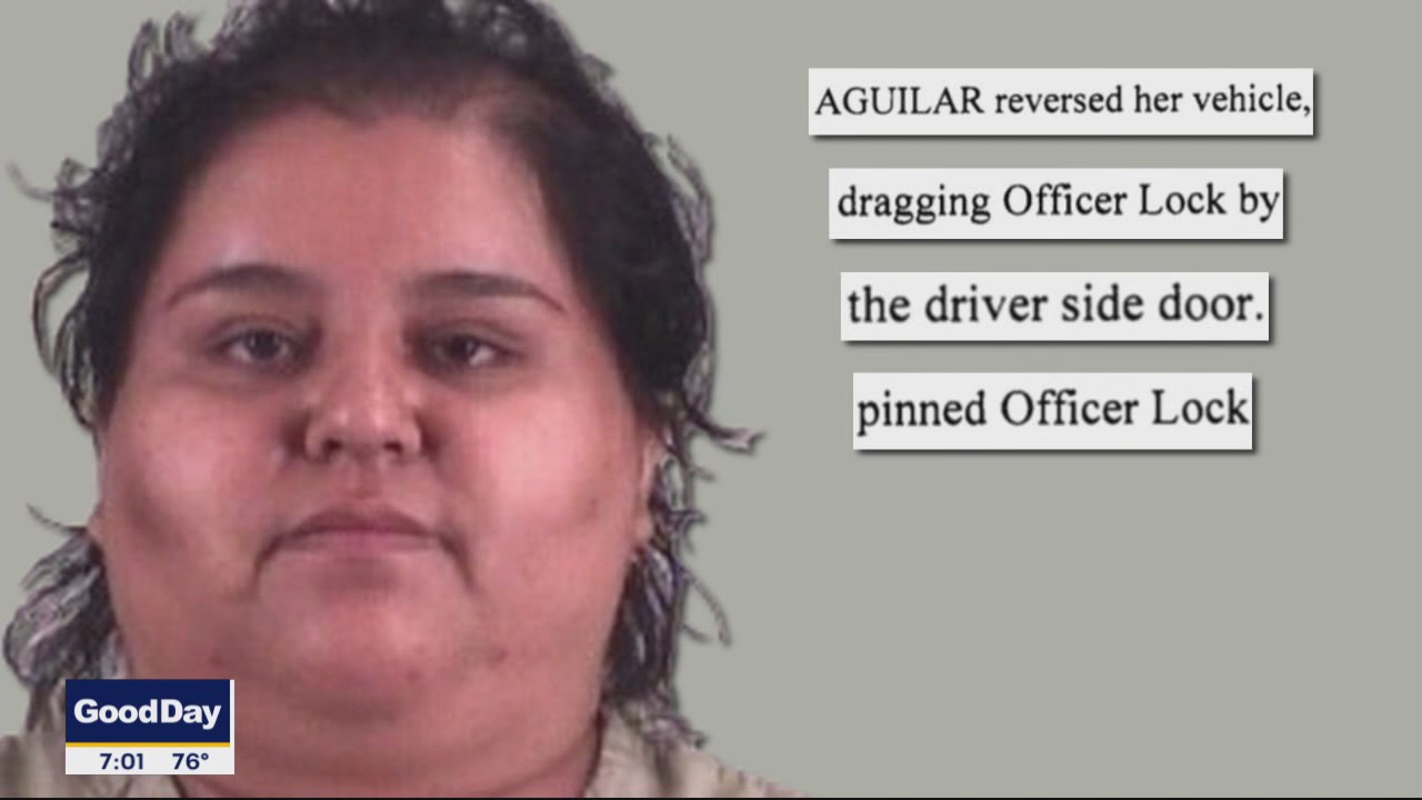 Woman accused of seriously wounding federal officer