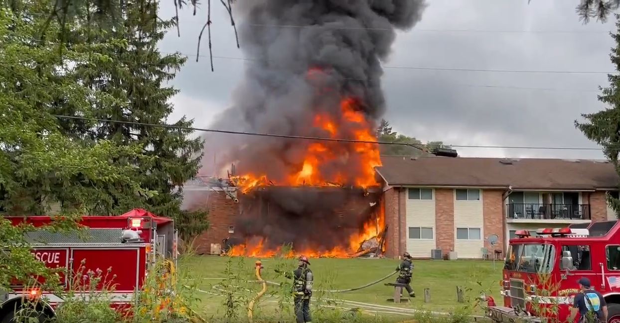 Brown Deer fire, River Place Apartments (Courtesy: Brenda Knight)