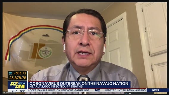 Navajo Nation President Jonathan Nez speaks on coronavirus outbreak