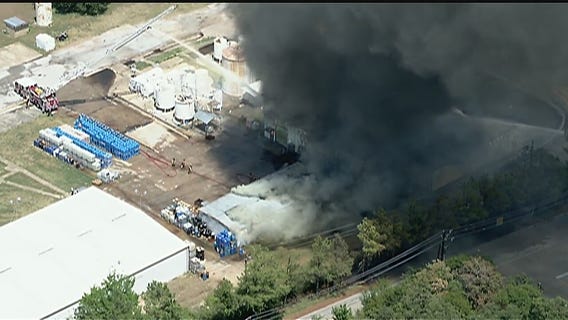 Chemical plant catches fire in Southlake
