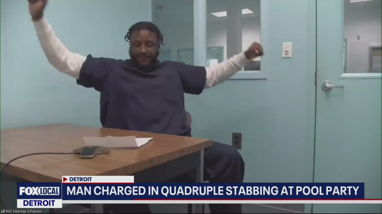 Detroit man charged in deadly stabbing attack at August pool party