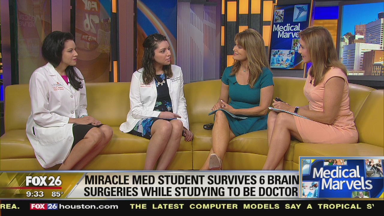 Medical student survives 6 brain surgeries while studying to be doctor