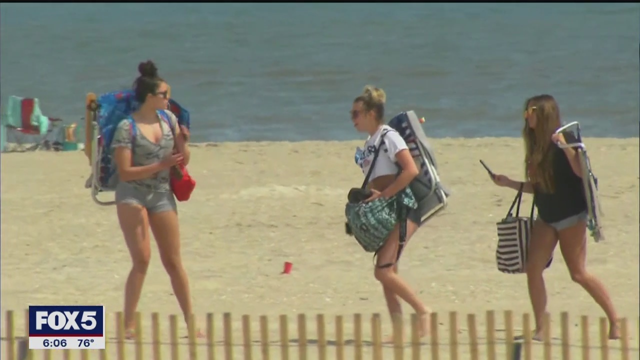 Thousands flock to local beaches as coronavirus restrictions begin to lift