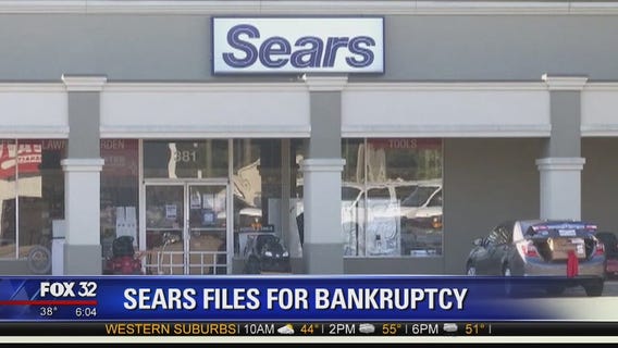 Sears files for Chapter 11 amid plunging sales