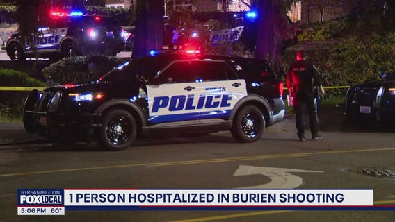 1 hospitalized in Burien shooting