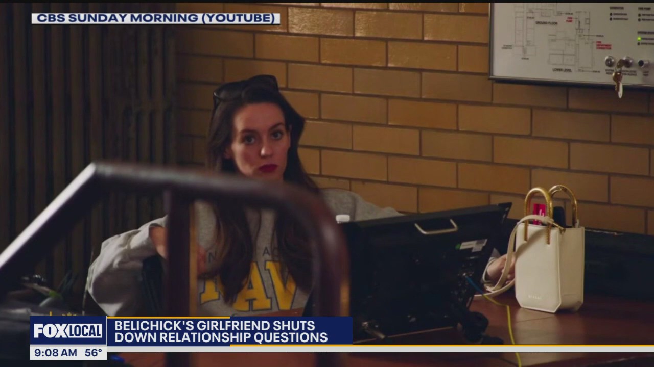 Bill Belichick's girlfriend shuts down interviewer's question about their relationship