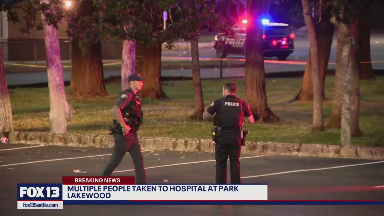 Multiple people hospitalized in Lakewood shooting | FOX 13 Seattle