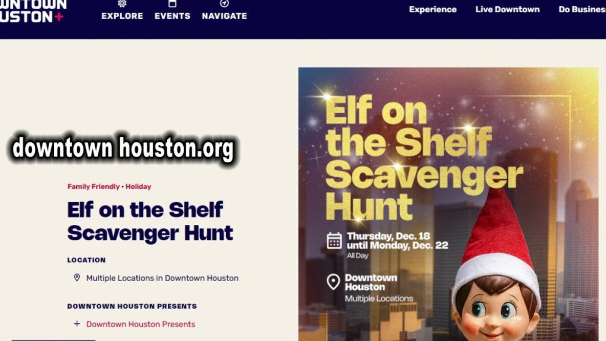 Elf on the Shelf Scavenger Hunt | Bayou City Buzz