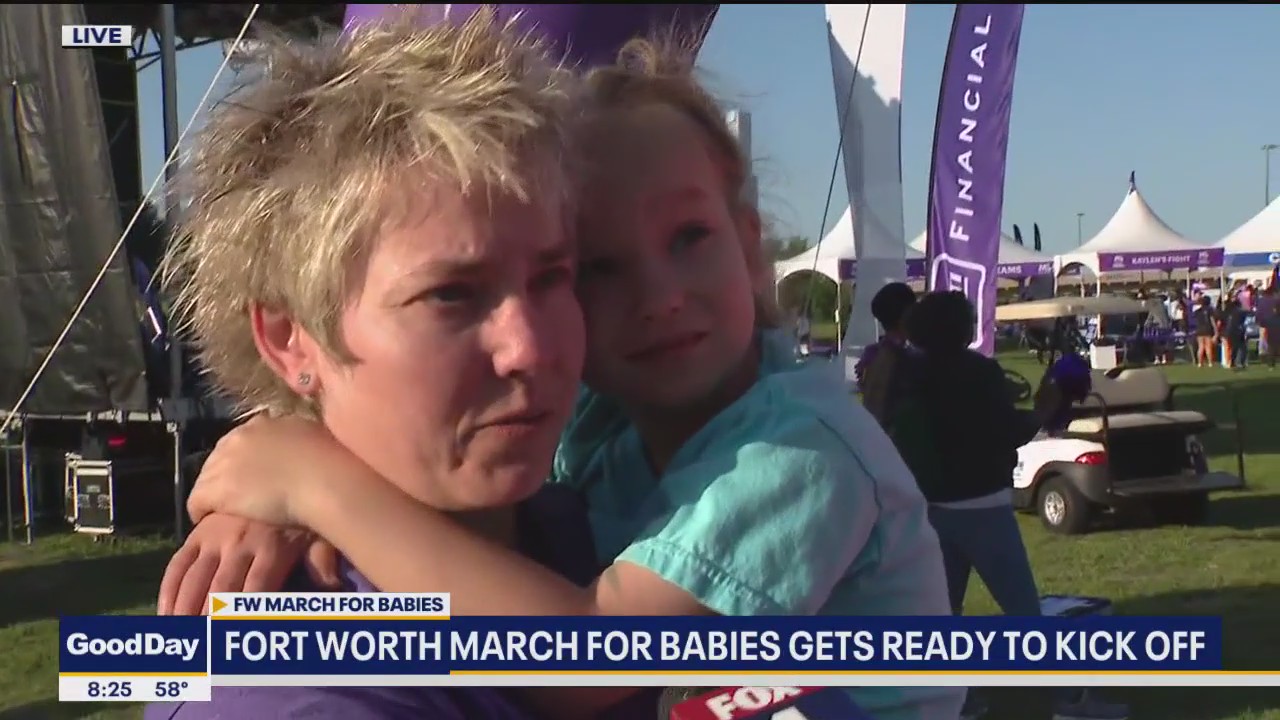 Hundreds gather for March of Dimes: March for Babies event in Fort Worth