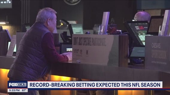 Record-breaking betting expected this NFL season