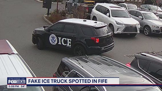 Fake ICE truck spotted in Fife