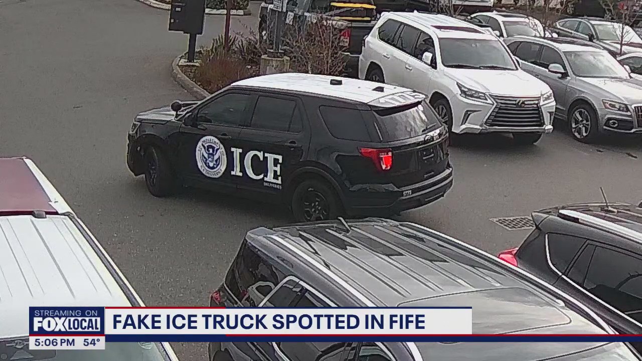 Fake ICE truck spotted in Fife