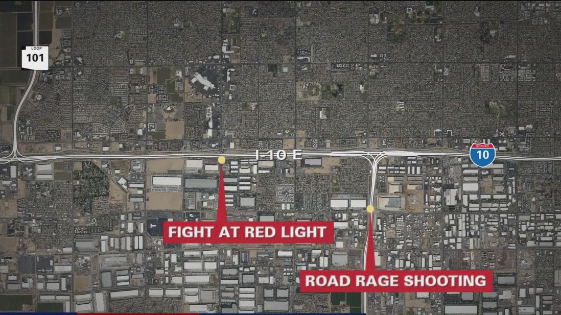 Police searching for road rage shooter on Loop 202