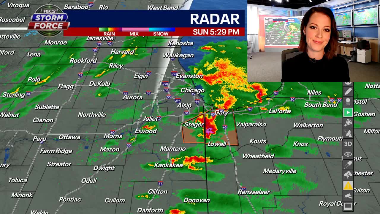 Chicago severe weather: Storm brought hail, strong winds to south suburbs