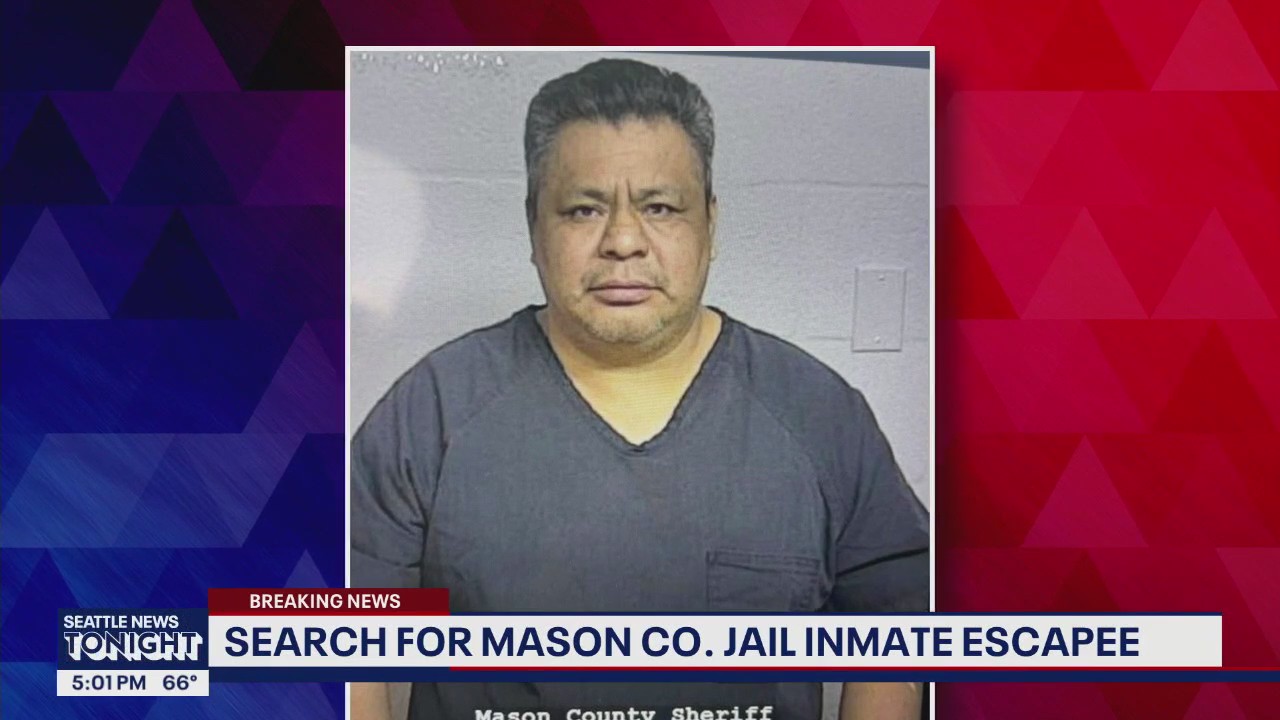 Inmate escapes Mason County jail work crew | FOX 13 Seattle