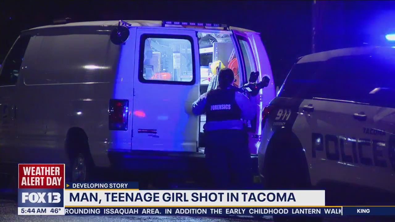 Man, teenage girl shot in Tacoma