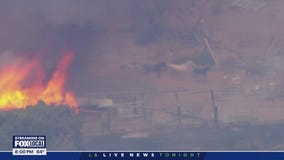 Major wildfires burning parts of Inland Empire