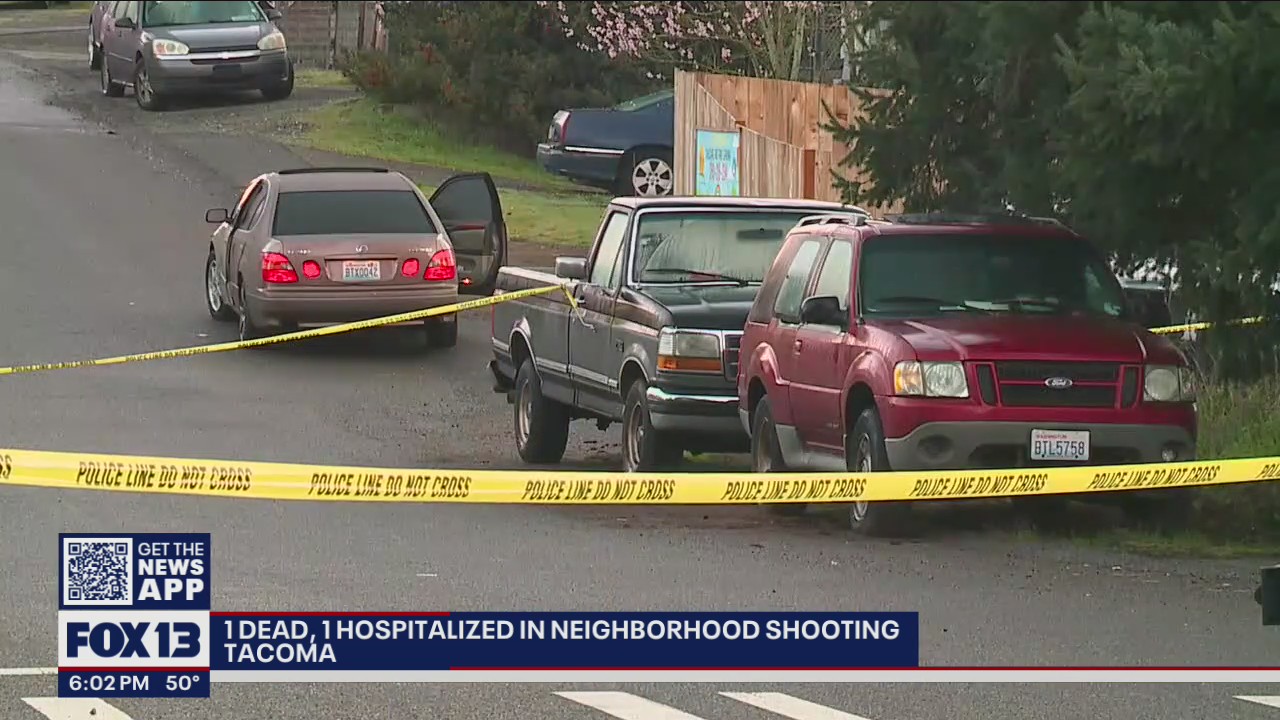 1 dead, 1 injured in Tacoma neighborhood shooting