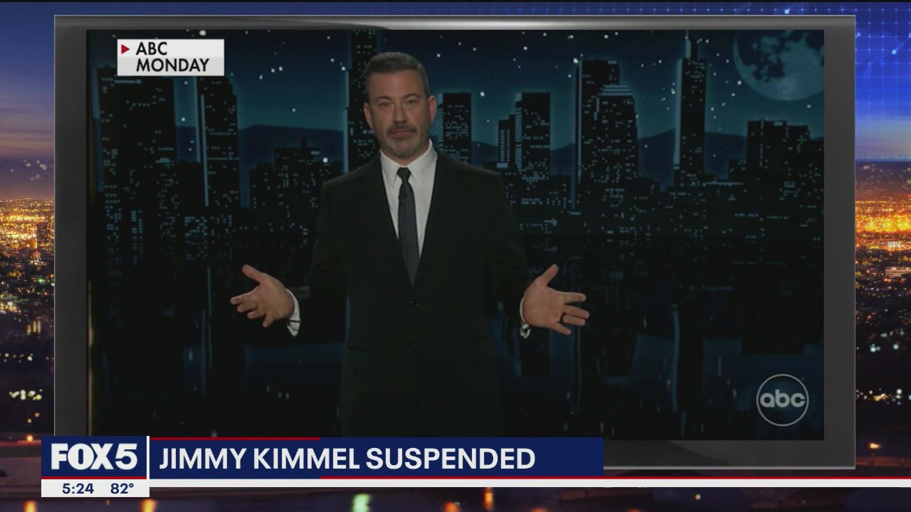 ABC suspends Jimmy Kimmel over Charlie Kirk remarks