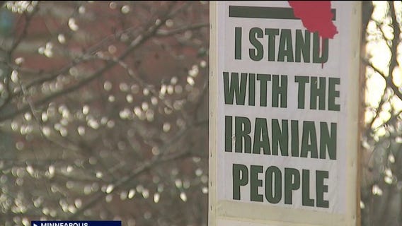 Minneapolis protesters show support for Iran