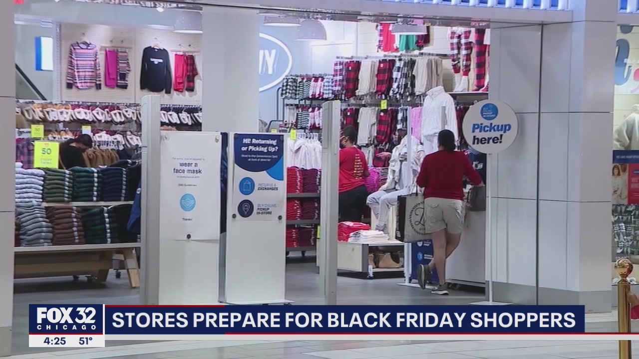 Chicagoland stores prepare for Black Friday shoppers