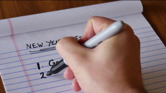 Rebranding New Year's resolutions
