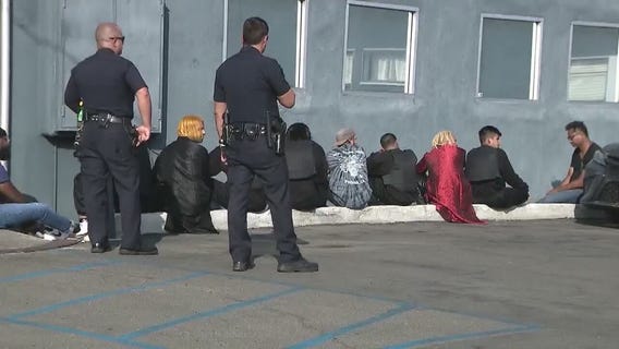 Police response for movie shoot