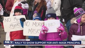 As COVID-19 mask battles continue, at least one Chicago-area school is going remote to avoid protests