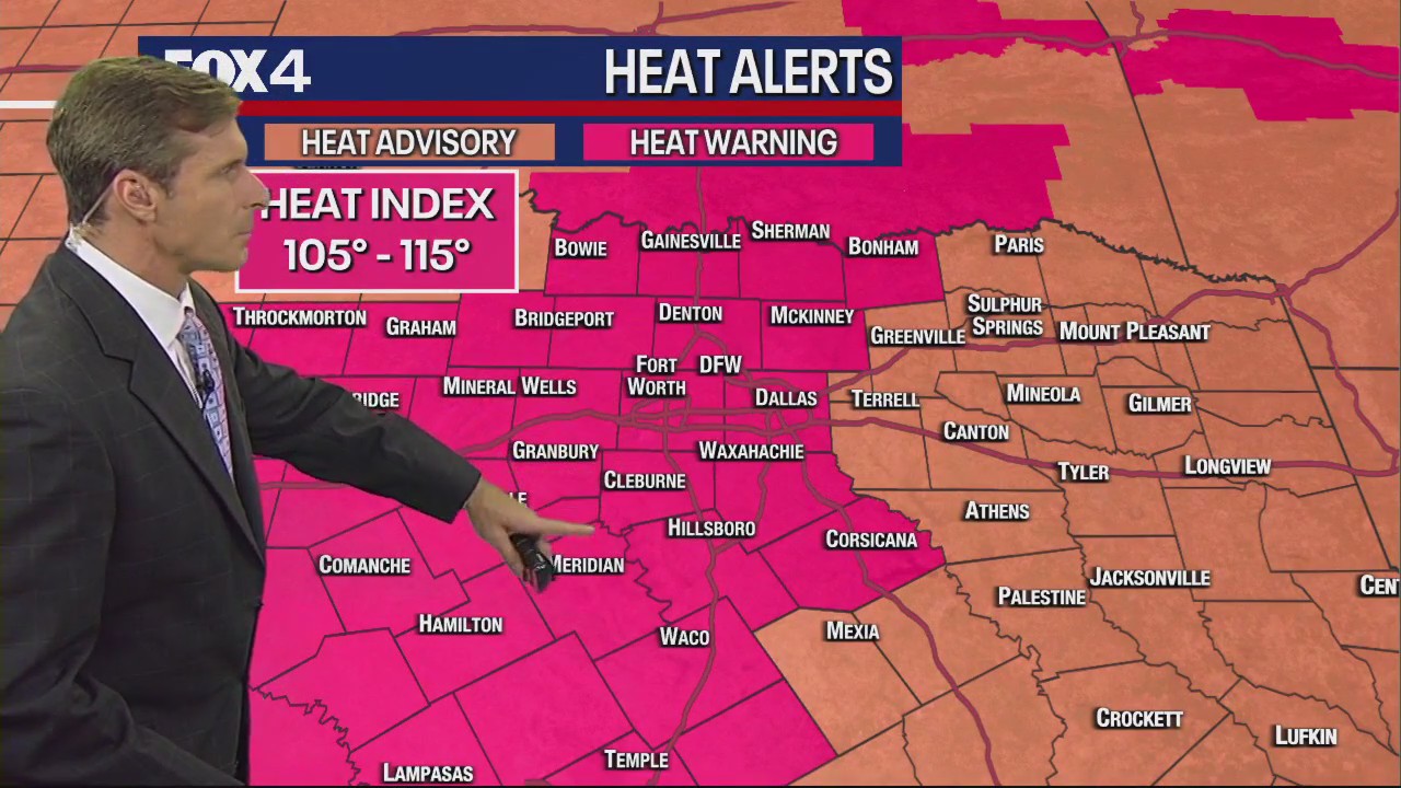 Dallas weather: July 18 evening forecast