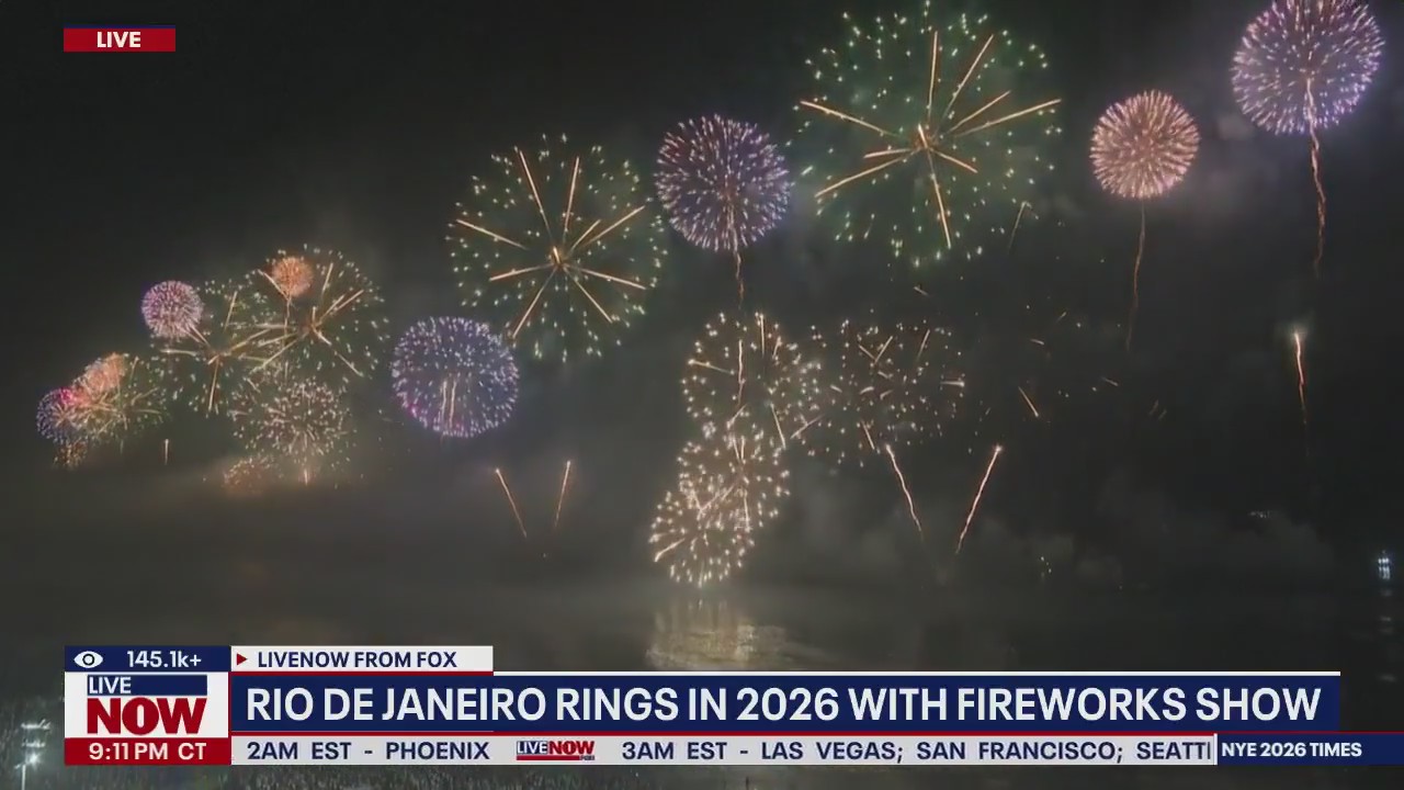 Brazil celebrates 2026 in Rio de Janeiro beach show