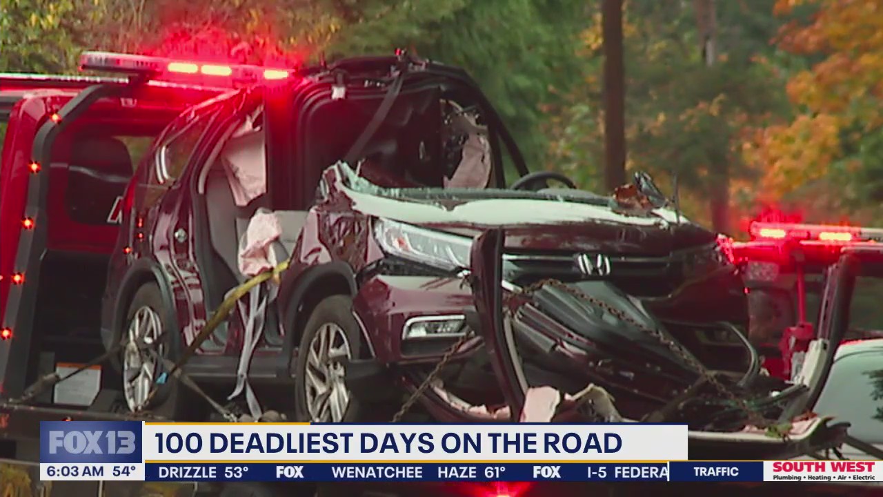 100 deadliest days begins on US roads | FOX 13 Seattle