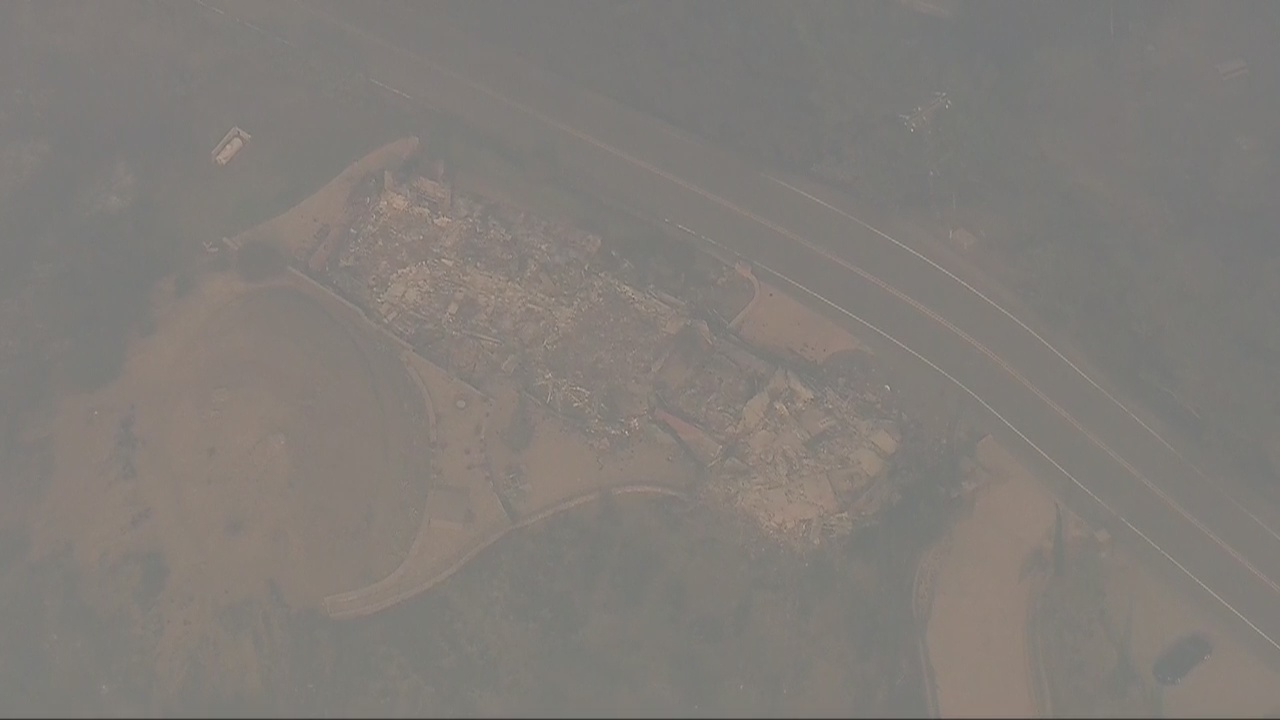 A view of Semler Winery , Malibu Wines and Wine Safari across Mullholland Highway