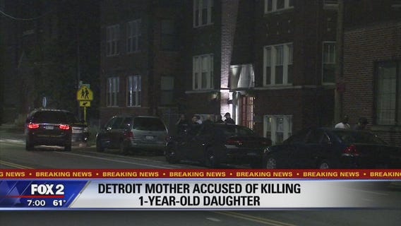 Mother arrested in fatal stabbing of 1-year-old in Detroit