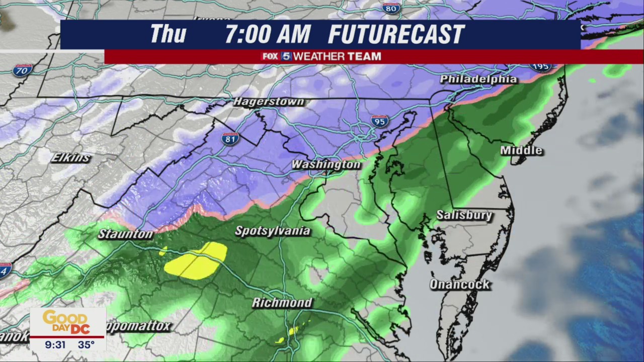 FOX 5 Weather forecast for Wednesday, January 19