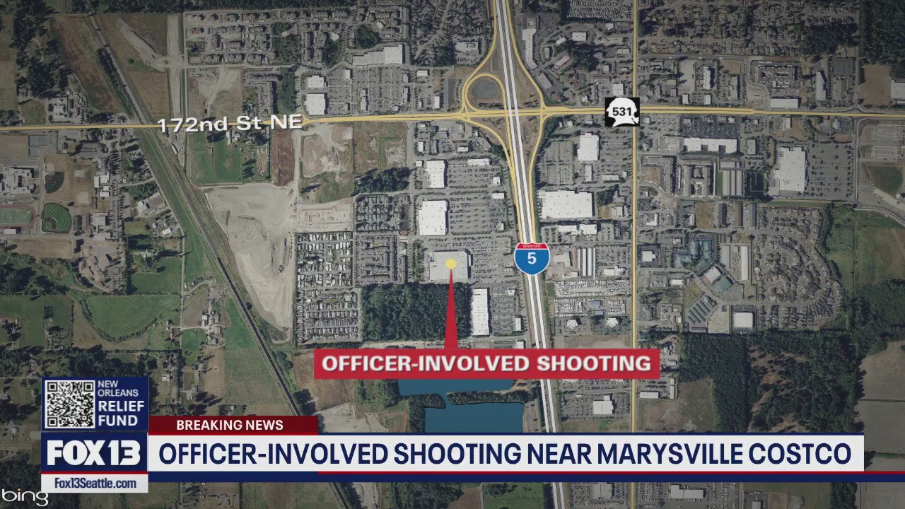 Marysville police involved in shooting near Costco