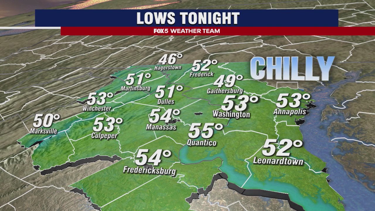 Clear and Chilly weather expected for Memorial Day Weekend