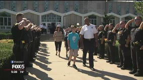 12-year-old cancer survivor is ?Sheriff for a Day? in Suffolk County