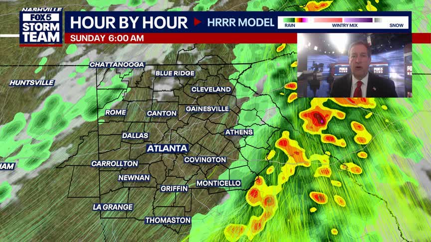 Saturday Night Storm Update