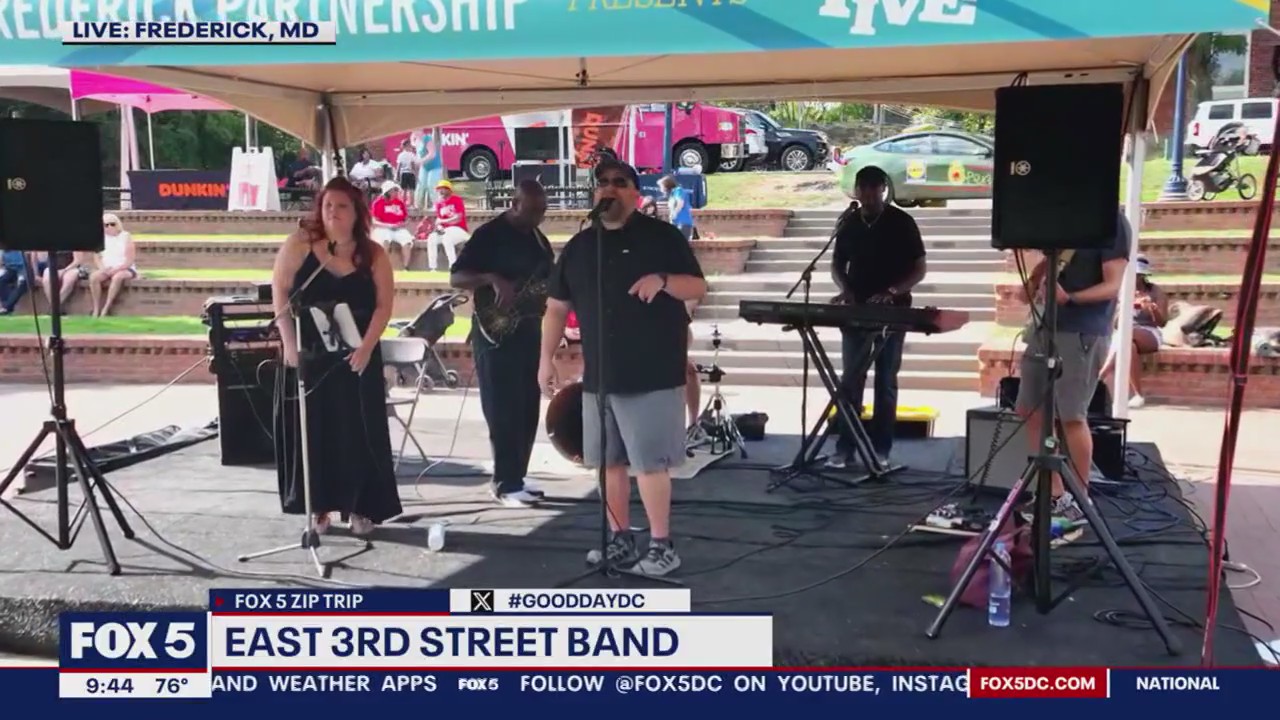 East 3rd Street Band plays in Frederick