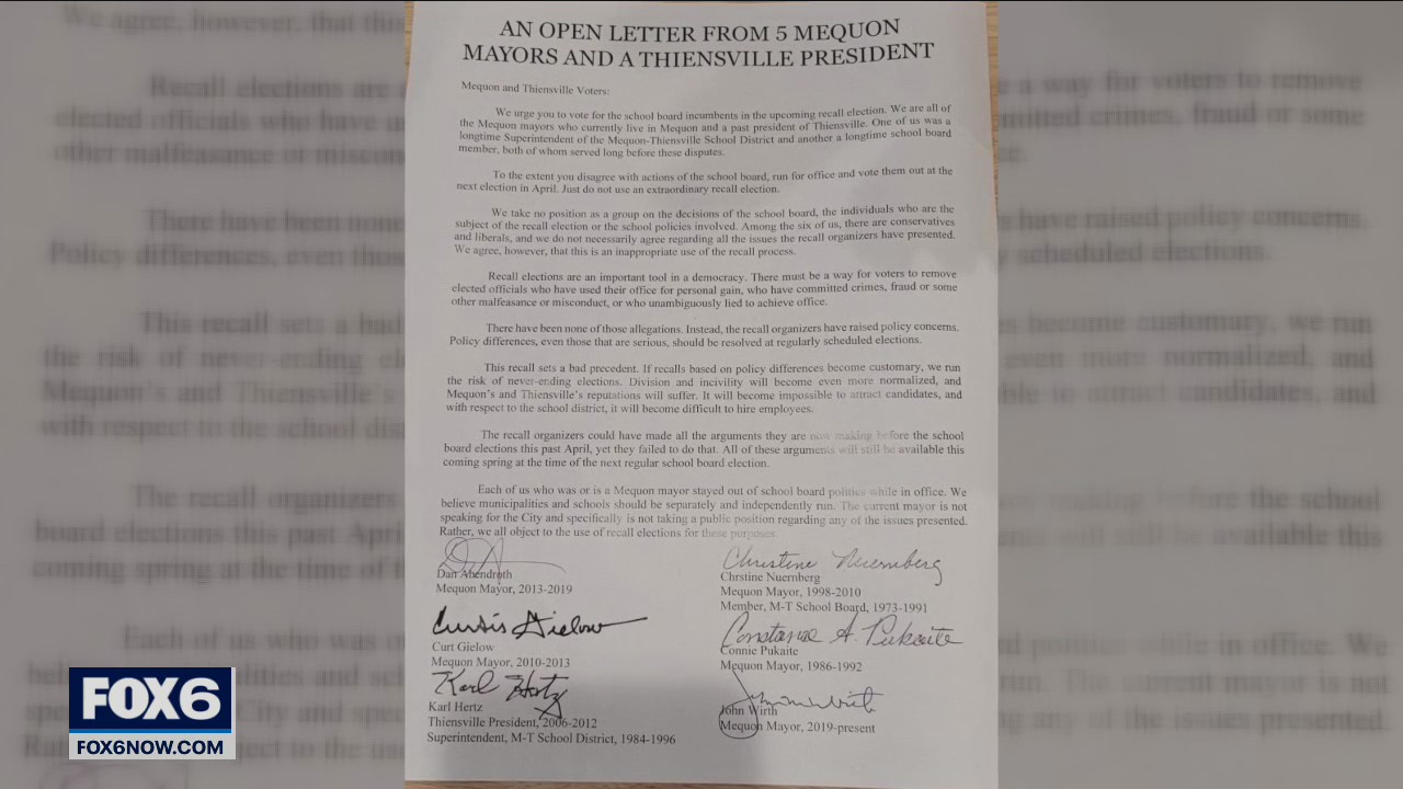 Mequon-Thiensville school board recall early voting underway