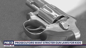 Prosecutors want stricter gun laws for kids