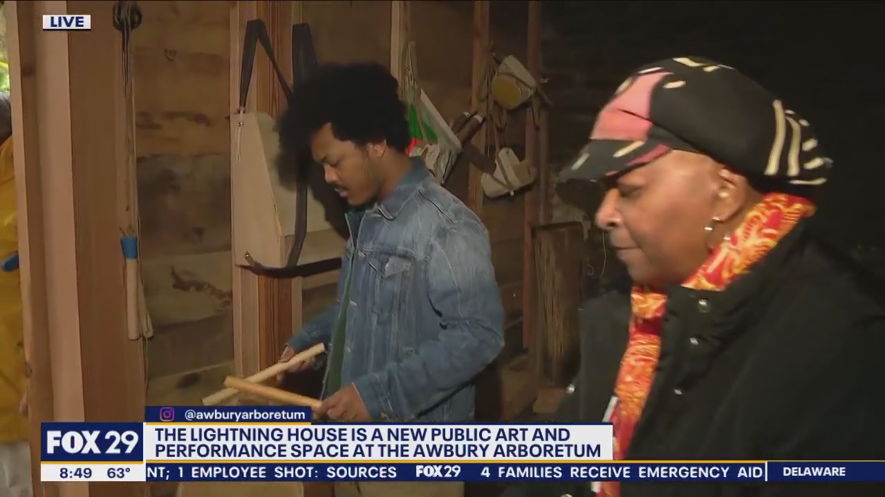 Inside The Lightning House, a new public art and performance space