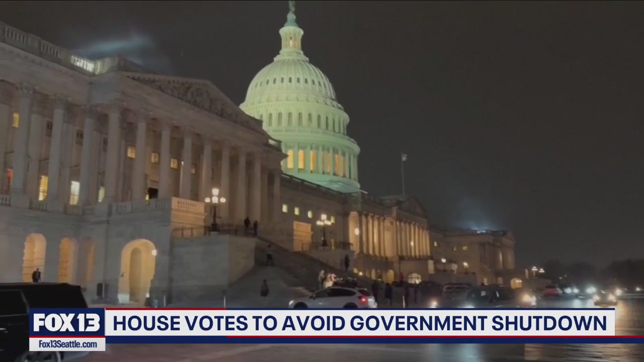 House avoids government shutdown, bill heads to Biden