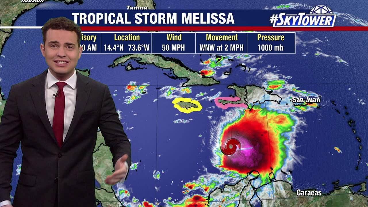 Tropical Storm Melissa may become major hurricane